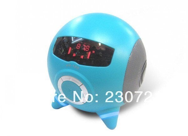 BEWELL BS-04 MÜZİK KUTUSU PANDA FM/USB/SD/MP3 RADYO STEREO SPEAKER MÜZİK KUTUSU MAVİ