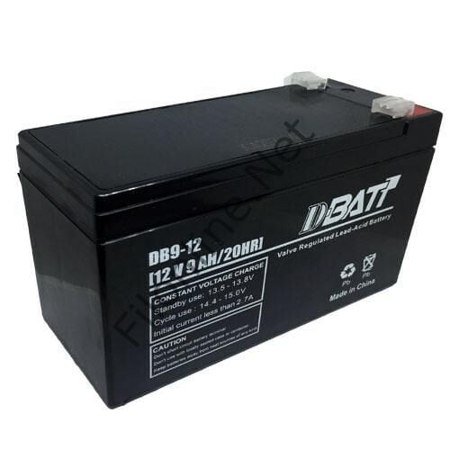 D-BATT DB9-12 AKÜ 12V 9AH 20HR BAKIMSIZ KURU AKÜ