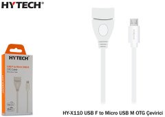 Hytech HY-X110 OTG Çevirici USB F To Micro USB Şarj ve Data Kablosu