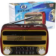 EVERTON RT-310BT MÜZİK KUTUSU USB-SD-FM-SW-BLUETOOTH NOSTALJİK RADYO