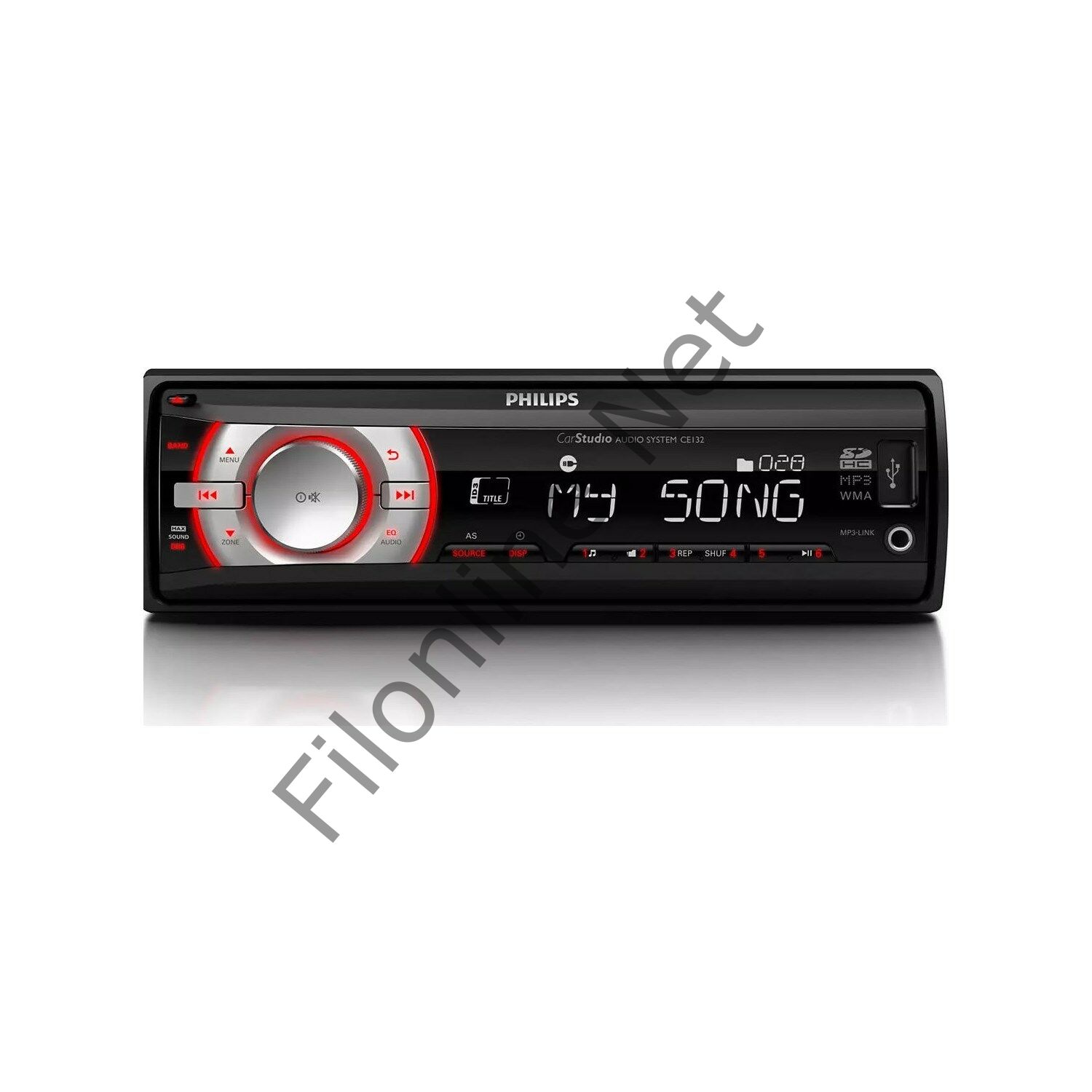 PHILIPS CE233 STEREO AM / FM / USB / AUX OTO TEYP