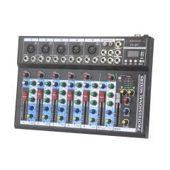 NWORK F-7 BT ANFİ MİKSER 7 KANAL 48W AUX/BT/USB/SD ANFİ DECK