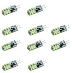 CATA CT-4253 KAPSÜL LED AMPUL 2W 12V  3200 KELVİN SMD LED G4 GÜNIŞIĞI KAPSÜL AVİZE LED AMPUL (10lu)