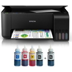 EPSON ECOTANK L3150 YAZICI MÜREKKEPLİ MAC OS/WİNDOWS DESTEKLİ YAZICI TARAYICI FOTOKOPİ