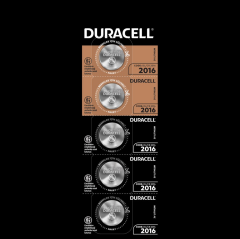 DURACELL 2016 PİL 3V 5'Lİ DÜĞME PİL LİTYUM PARA PİL