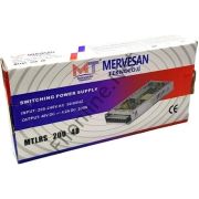 MERVESAN MTLRS-200-48 48V 4.15A 200W METAL KASALI İÇ MEKAN AC/DC ADAPTÖR SMPS GÜÇ KAYNAĞI