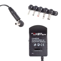 Powermaster PM-18745 3V-12V 3000 mA Çok Uçlu Kademeli Adaptör