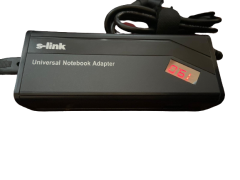 S-Link Sl-100LC Notebook Universal AC Adaptör100W 10 Başlıklı +USB 5V Çıkışlı  Süper Slim