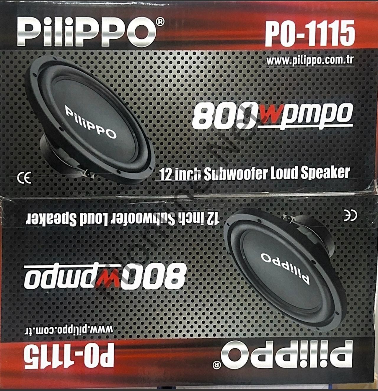 PILIPPO PO-1115 12 INCH 800W SUBWOOFER LOUD SPEAKER