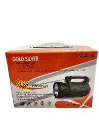 GOLD SILVER GS-8006 El Feneri 5000 Metre Işık Gücü CREE Led 15W