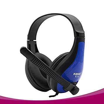 KOMC B19 Oyuncu USB Stereo Kulaklık Mavi