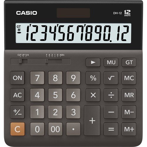 CASIO DH-12-BK HESAP MAKİNESİ 12 HANE EXTRA GENİŞ EKRAN MASAÜSTÜ HESAP MAKİNESİ