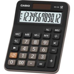 CASIO MX-12B-BK HESAP MAKİNESİ 12 HANE EXTRA GENİŞ EKRAN MASAÜSTÜ HESAP MAKİNESİ