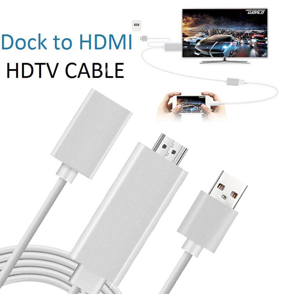 USB HDTV CABLE 1000MM MiraScreen MHL USB HDMI Kablo L6M-2M