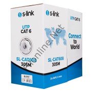 S-LINK SL-CAT608 305 METRE GRİ UTP CAT6 KABLO