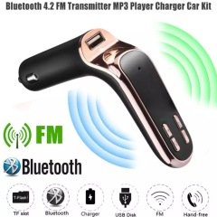 HSD S7 ARAÇ KİTİ VE ŞARJ CİHAZI TRANSMİTTER FM/BLUETOOTH/USB/TF/SD 60DB  WİRELESS TRANSMİTTER