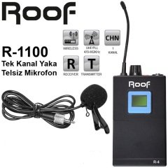 ROOF R-1100 Mikrofon Sistemi Wireless Yaka
