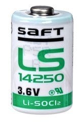 SAFT LS 14250 PİL 3.6V 1/2AA KISA KALEM LITHIUM LİSOCL2 PİL