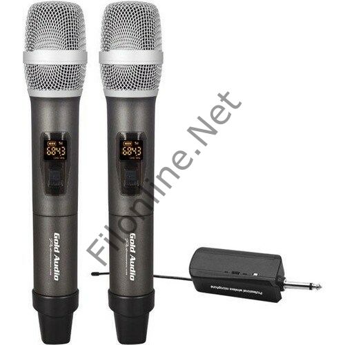 GOLD AUDIO GX-832EE UHF ÇİFT EL+EL WIRELESS TELSİZ MİKROFON