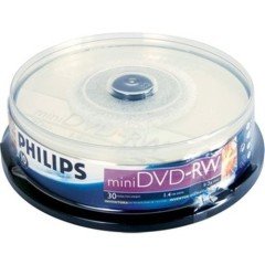 Philips Dvd-Rw Mini 2x 1,4GB 10'lu Paket