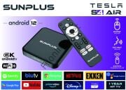 SUNPLUS TESLA S4 AIR ANDROID 12 BOX 32GB HAFIZA 4GB RAM 4K ANDROID TV