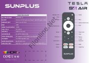 SUNPLUS TESLA S4 AIR ANDROID 12 BOX 32GB HAFIZA 4GB RAM 4K ANDROID TV