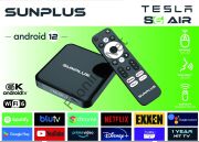 SUNPLUS TESLA S6 AIR ANDROID 12 BOX 64GB HAFIZA 4GB RAM 4K ANDROID TV 