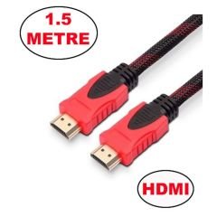 FİLONLİNE HDMI KABLO 1.5 METRE 24K 3D FULL HD 1080P İPEK ÖRGÜLÜ HDMI KABLO