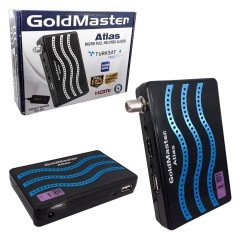 GOLDMASTER ATLAS MICRO UYDU ALICISI FULL HD 1080P USB/MP3/JPEG/WİFİ UYDU ALICISI