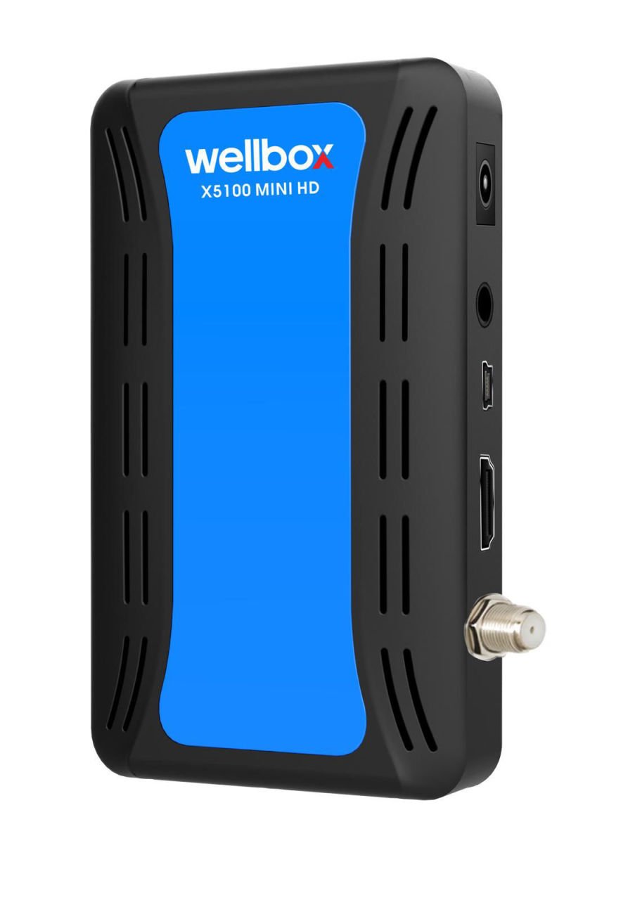 WELLBOX X-5100 UYDU ALICISI 6000 KANAL FULL HD 1080P TKGS MİNİ HD UYDU ALICISI