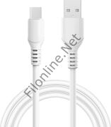 Hytech HY-XT50T 12W 5V 2.4A Beyaz Type Usb-C Kablolu Şarj Adaptörü