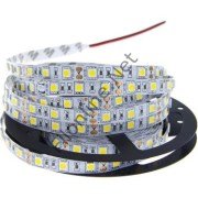 3528 Şerit Led 12V 72W 6A 60 Led IP20 840 Lümen Şerit Led Tek Çip Silikonlu Beyaz 5 Metre Şerit Led