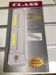 CLASS CL 5169A LED IŞIK 2 ADET 1W LED HAREKET SENSÖRLÜ OTOMATİK ELLE KONTROL YÜKSEK GÜÇLÜ LED IŞIK