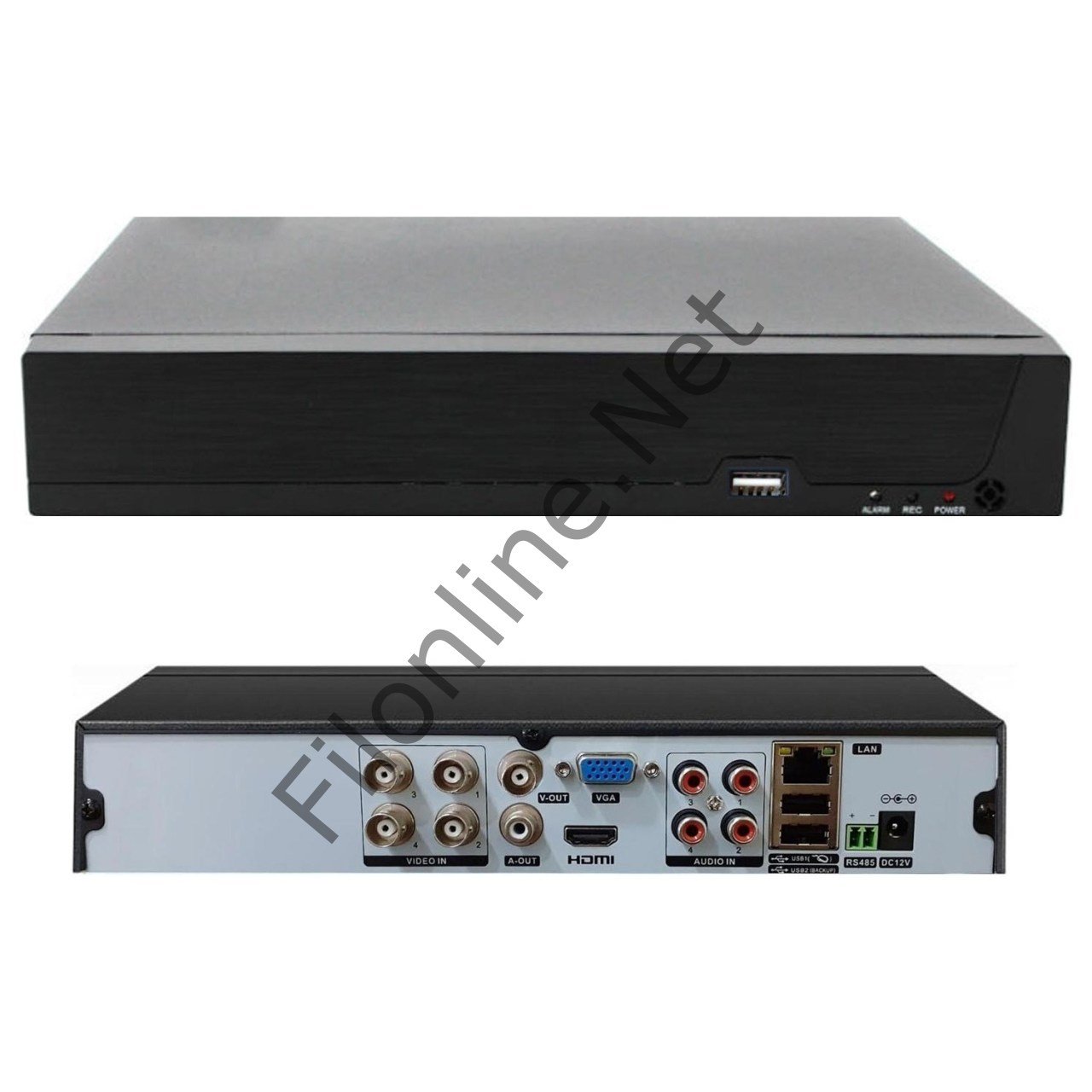 WELLBOX WB-404N1H4S KAYIT CİHAZI DVR 4 KANAL 1080P H265 XMEYE 5MP DESTEKLEYEN 6 IN 1 KAYIT CİHAZI