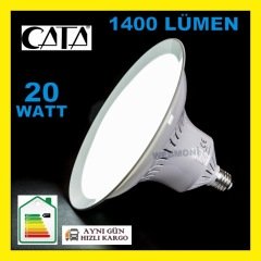 CATA CT-1149 LED ARMATÜR 20W 50-60HZ 240V 1750 LÜMEN IP20 200MA E27 DUYLU NEPTÜN BEYAZ LED AMPUL