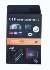 LASS TVL 21 TV ARKASI 1MT RGB USB LED IŞIK KUMANDALI TV ARKASI 100CM LED IŞIK