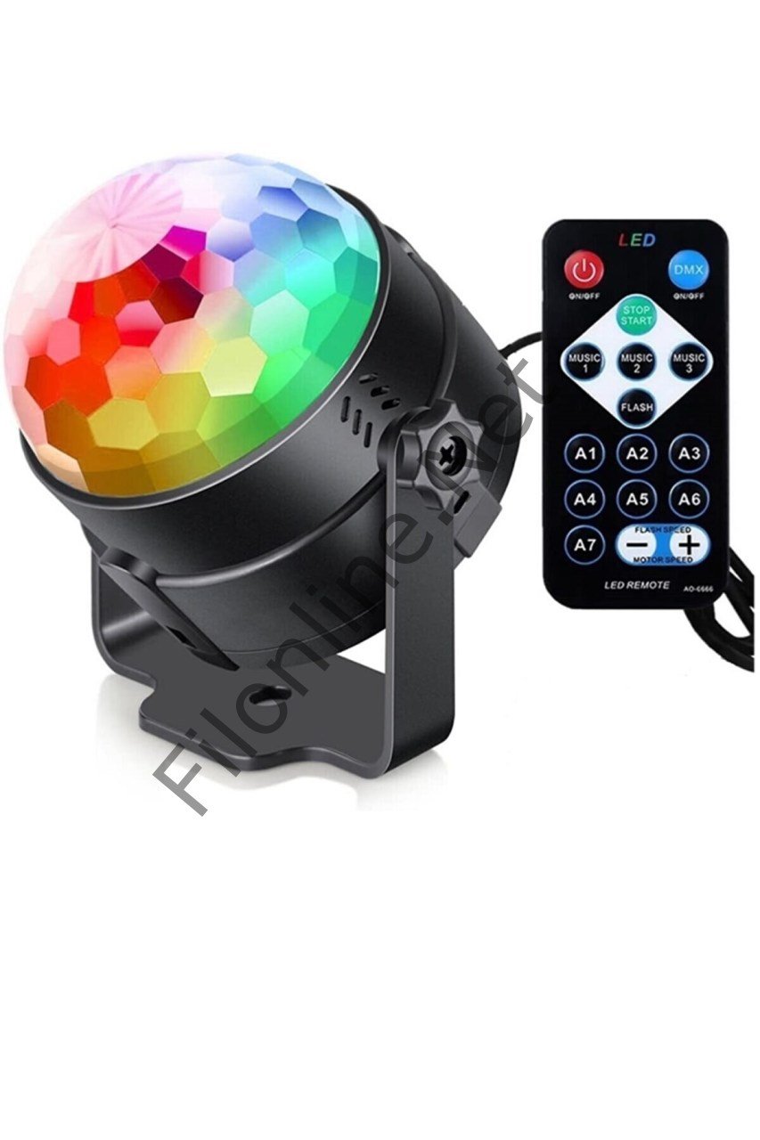 WINLIGHT WL-00130 LED PARTY LIGHT DİSKO TOPU KUMANDALI RGB IŞIK DİSKO TOPU