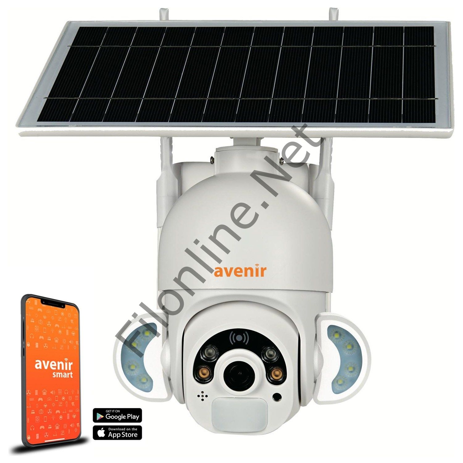 AVENIR AV-S420 SOLAR PANELLİ DIŞ MEKAN PTZ 360 DÖNEBİLEN AKILLI EIFI KAMERA 