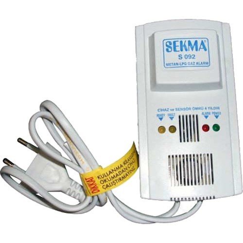 SEKMA S 092 GAZ ALARM DEDEKTÖRÜ 3VA/220V/50HZ AC 85 DB GAZ ALARM DEDEKTÖRÜ