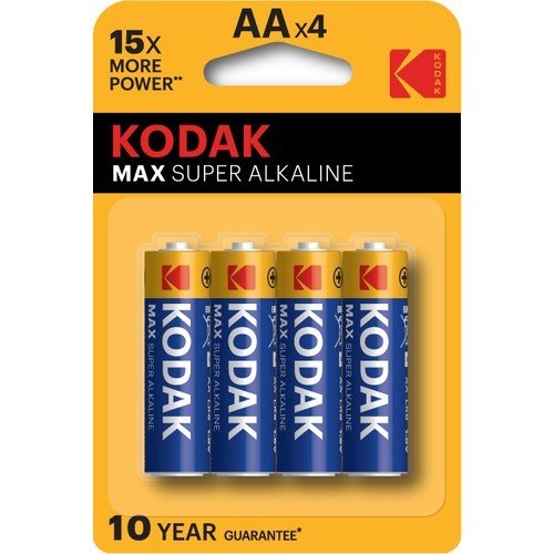 KODAK MAX SUPER PİL ALKALİN KALEM PİL AA x4  ALKALINE PİL