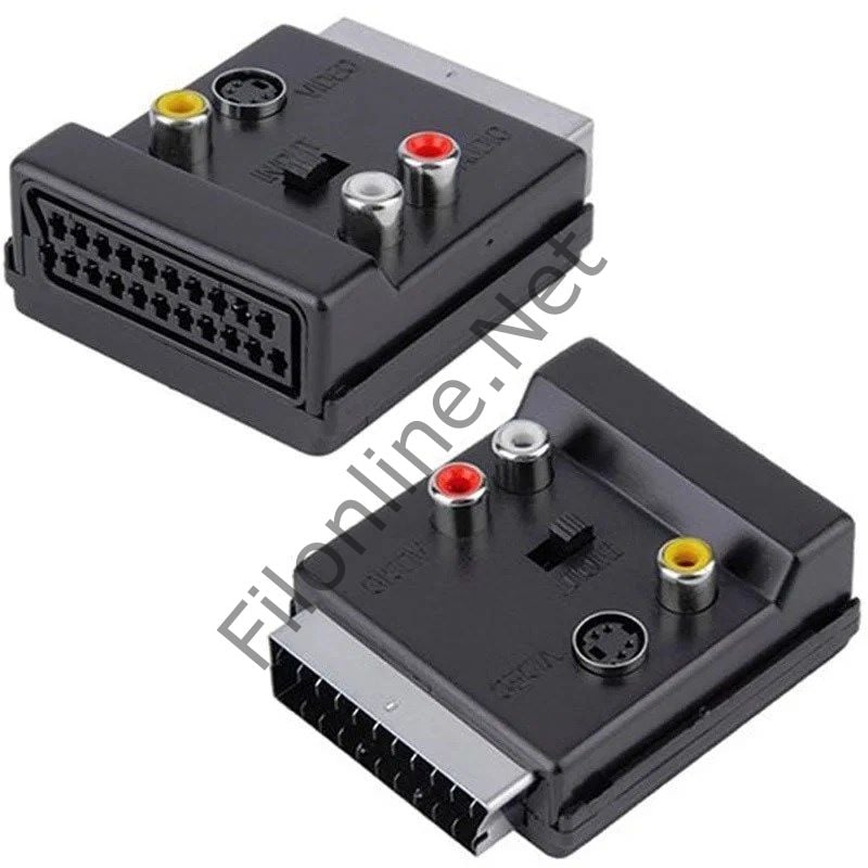 ELEKTROMER 3187 SCART DİŞİ ERKEK ARA ADAPTÖR