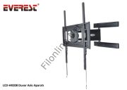 EVEREST LCD-HR208 26-42 GÜVENLİK KİLİTLİ AÇI AYARLI DUVAR TİPİ ASKI APARATI