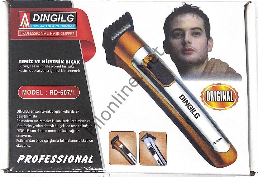 DINGILG RD-607/1 PROFESYONEL SAÇ KESME MAKİNESİ KABLOSUZ KULLANIM