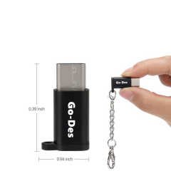 GO-DES GD-CT10 ÇEVİRİCİ ADAPTÖR TYPE-C ÇEVİRİCİ MICRO ADAPTÖR ANAHTARLIKLI MICRO USB TO USB-C