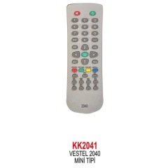 TELEVİZYON KUMANDASI VESTEL 2040 MİNİ TİPİ TV TÜPLÜ UZAKTAN TELEVİZYON KUMANDASI KK2041