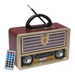 EVERTON RT-852 RADYO USB-SD-FM-AM-SW-BLUETOOTH ŞARJLI KUMANDALI DESTEKLİ NOSTALJİK RADYO