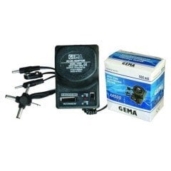 GEMA KA 500 ADAPTÖR 12V 500MA 4W 220V AC 50 HZ DC 1.5V KADEMELİ ADAPTÖR