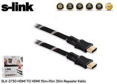 S-Link Slx-2730 Hdmı To Hdmı 15M+15M 30M Repeater Kablo