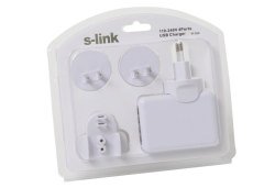 S-LINK IP-828 USB ŞARJ 110-240V4 PORT 4 ADET USD,PORT 2000MA  USB ŞARJ