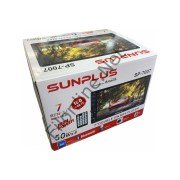 SUNPLUS SP-7007 7 İNÇ 7 RENKLİ DOUBLE 4X50 WATT BLUETOOTHLU OTO TEYP